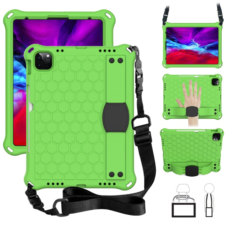 Honeycomb EVA Hybrid PC Tablet Case with Strap, For iPad Air 11 2026 / 2025 / 2024, For iPad Pro 11 2025 / 2024