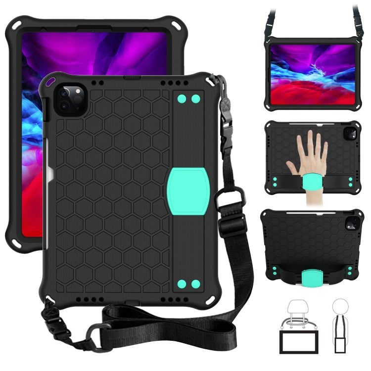 Honeycomb EVA Hybrid PC Tablet Case with Strap, For iPad Air 11 2026 / 2025 / 2024, For iPad Pro 11 2025 / 2024