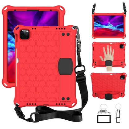 Honeycomb EVA Hybrid PC Tablet Case with Strap, For iPad Air 11 2026 / 2025 / 2024, For iPad Pro 11 2025 / 2024