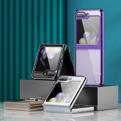 Electroplating Transparent Shockproof Phone Case, For Samsung Galaxy Z Flip6 / Flip7 FE