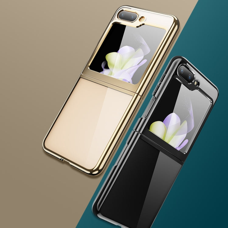 Electroplating Transparent Shockproof Phone Case, For Samsung Galaxy Z Flip6 / Flip7 FE