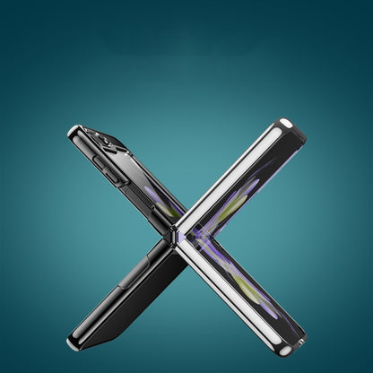 Electroplating Transparent Shockproof Phone Case, For Samsung Galaxy Z Flip6 / Flip7 FE