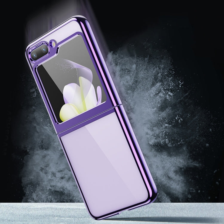 Electroplating Transparent Shockproof Phone Case, For Samsung Galaxy Z Flip6 / Flip7 FE