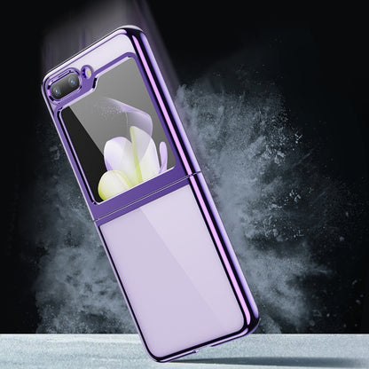 Electroplating Transparent Shockproof Phone Case, For Samsung Galaxy Z Flip6 / Flip7 FE