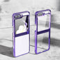 Electroplating Transparent Shockproof Phone Case, For Samsung Galaxy Z Flip6 / Flip7 FE