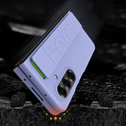 Skin Elastic Wrist Grip Back Cover Phone Case, For Samsung Galaxy Z Fold7 5G, For Samsung Galaxy Z Fold6 5G