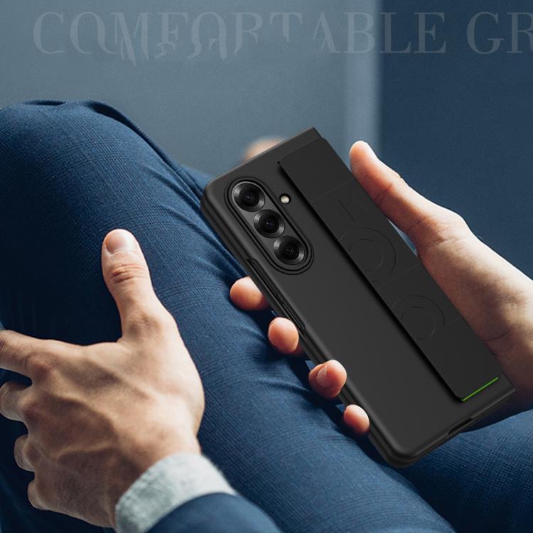 Skin Elastic Wrist Grip Back Cover Phone Case, For Galaxy Z Fold8 5G, For Galaxy Z Fold7 5G, For Galaxy Z Fold6 5G