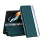 Side Electroplated Adsorption Leather Phone Case with Pen Slot, For Galaxy Z Fold8 5G, For Galaxy Z TriFold, For Galaxy Z Fold7 5G, For Galaxy Z Fold6 5G