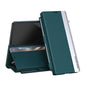 Side Electroplated Adsorption Leather Phone Case with Pen Slot, For Galaxy Z Fold8 5G, For Galaxy Z TriFold, For Galaxy Z Fold7 5G, For Galaxy Z Fold6 5G