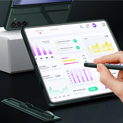 2 in 1 Holder Shockproof Phone Case with Pen Slot, For Samsung Galaxy Z Fold6 5G