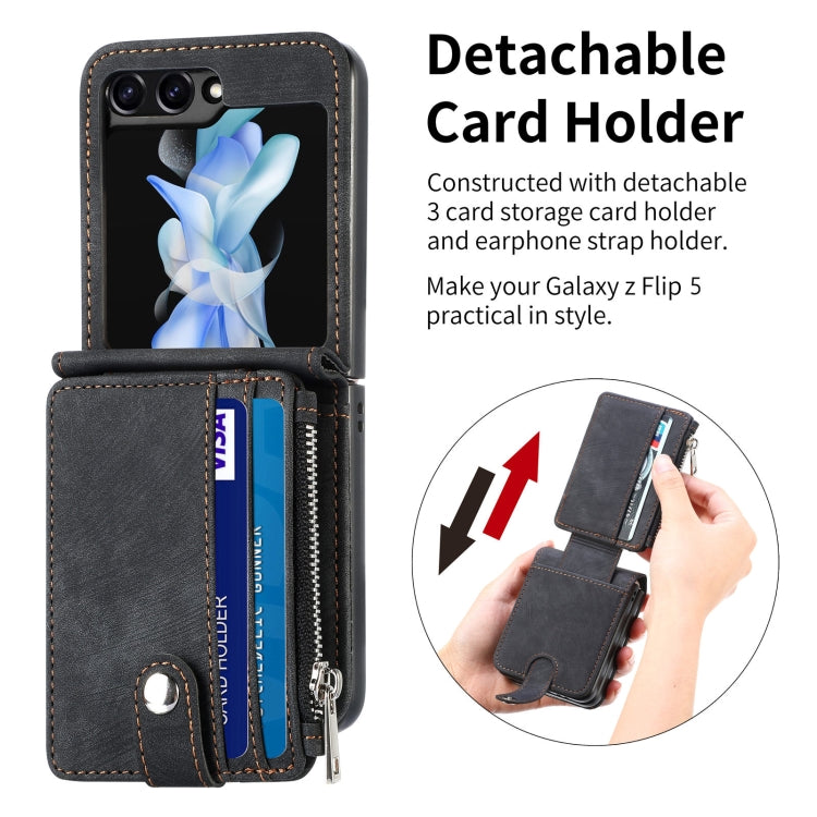 Skin-feel PU Zipper Wallet Phone Case