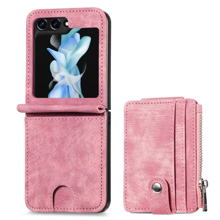 Skin-feel PU Zipper Wallet Phone Case