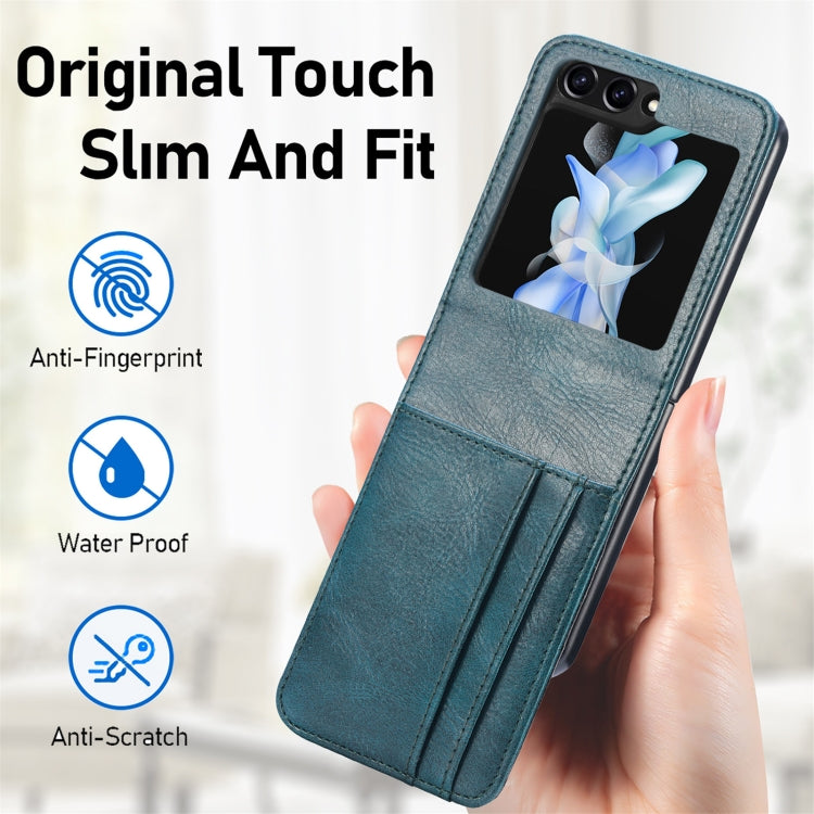 Solid Color Gloss PU Multi-card Wallet Back Phone Case