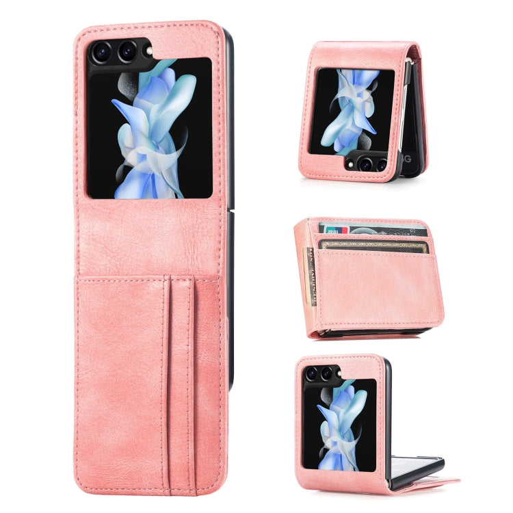 Solid Color Gloss PU Multi-card Wallet Back Phone Case