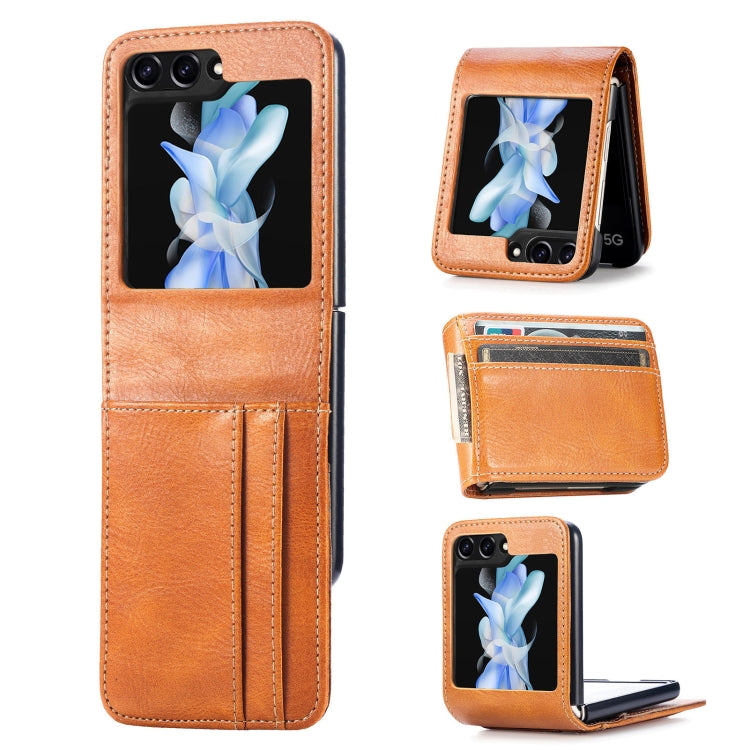 Solid Color Gloss PU Multi-card Wallet Back Phone Case