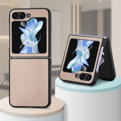 Litchi Texture Folding Shockproof Phone Case, For Samsung Galaxy Z Flip6 / Flip7 FE