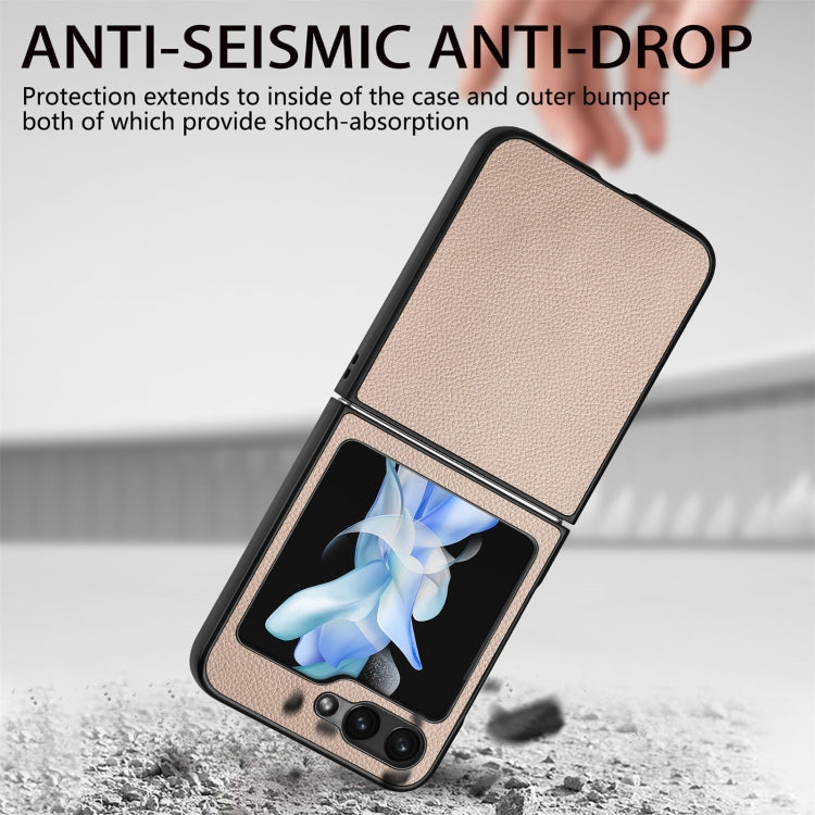 Litchi Texture Folding Shockproof Phone Case, For Samsung Galaxy Z Flip6 / Flip7 FE