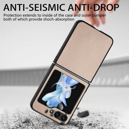 Litchi Texture Folding Shockproof Phone Case, For Samsung Galaxy Z Flip6 / Flip7 FE