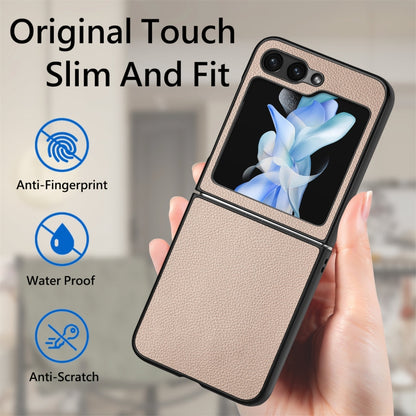 Litchi Texture Folding Shockproof Phone Case, For Samsung Galaxy Z Flip6 / Flip7 FE