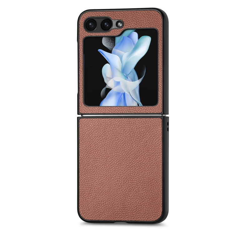 Litchi Texture Folding Shockproof Phone Case, For Samsung Galaxy Z Flip6 / Flip7 FE