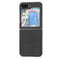 Carbon Fiber Texture Shockproof Phone Case, For Samsung Galaxy Z Flip6 / Flip7 FE