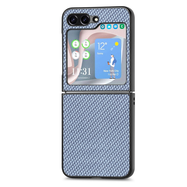 Carbon Fiber Texture Shockproof Phone Case, For Samsung Galaxy Z Flip6 / Flip7 FE