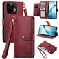 Love Zipper Lanyard Leather Phone Case, For ZTE Blade A35e 4G, For ZTE Nubia S 5G, For ZTE Blade A75 4G, For ZTE Blade A34
