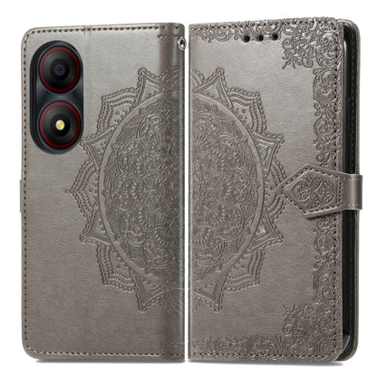 Mandala Flower Embossed Leather Phone Case