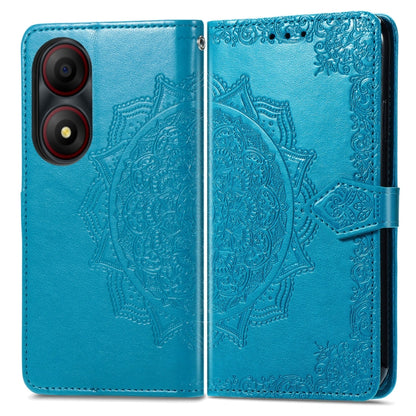 Mandala Flower Embossed Leather Phone Case