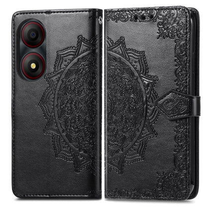 Mandala Flower Embossed Leather Phone Case