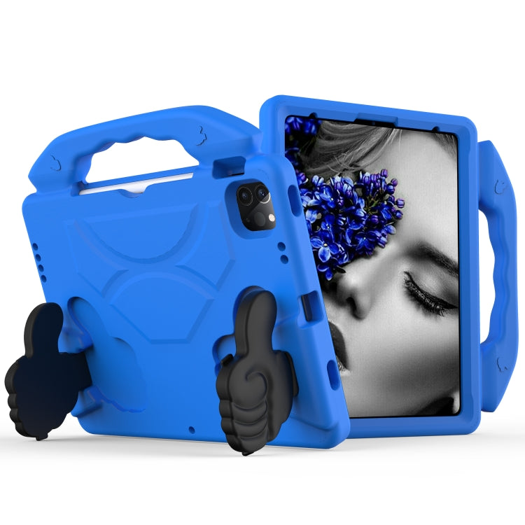 Children EVA Shockproof Tablet Case with Thumb Bracket, For iPad Air 13 2026 / 2025 / 2024, For iPad Air 11 2026 / 2025 / 2024, For iPad Pro 13 2025 / 2024, For iPad Pro 11 2025 / 2024