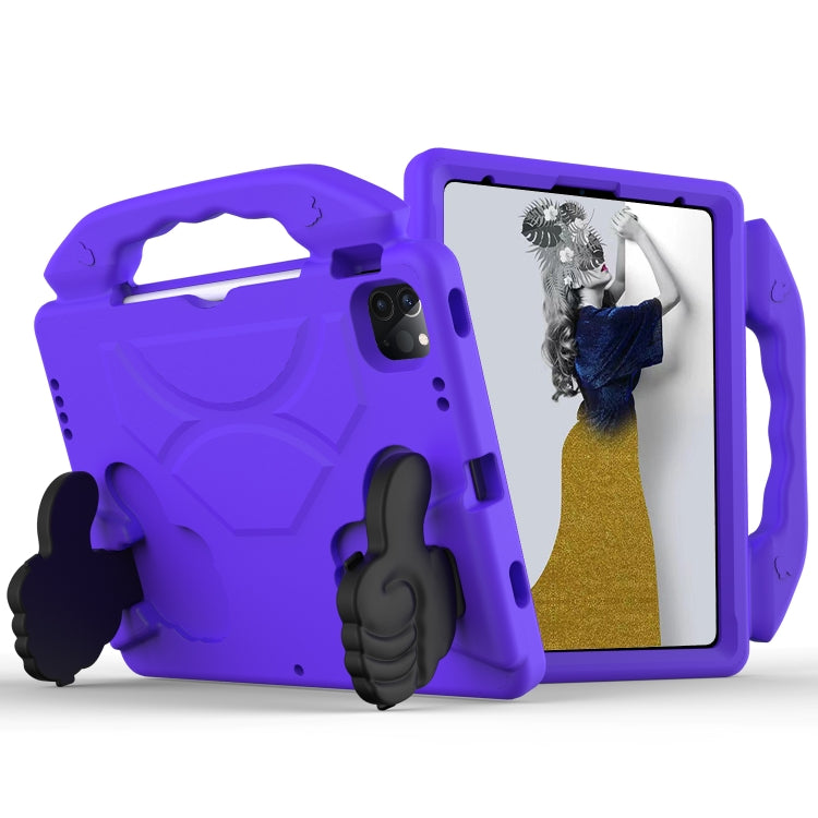 Children EVA Shockproof Tablet Case with Thumb Bracket, For iPad Air 13 2026 / 2025 / 2024, For iPad Air 11 2026 / 2025 / 2024, For iPad Pro 13 2025 / 2024, For iPad Pro 11 2025 / 2024
