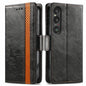 CaseNeo Splicing Dual Magnetic Buckle Leather Phone Case