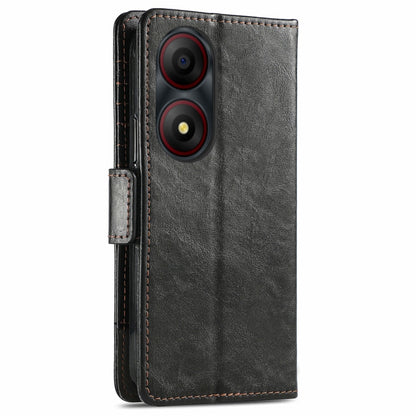 CaseNeo Splicing Dual Magnetic Buckle Leather Phone Case