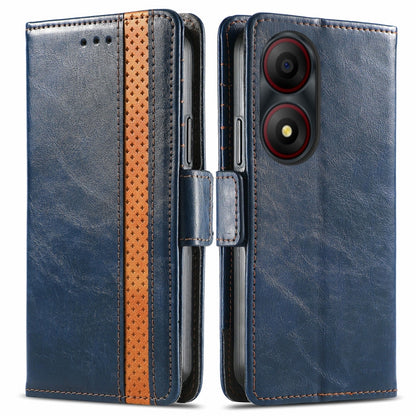 CaseNeo Splicing Dual Magnetic Buckle Leather Phone Case