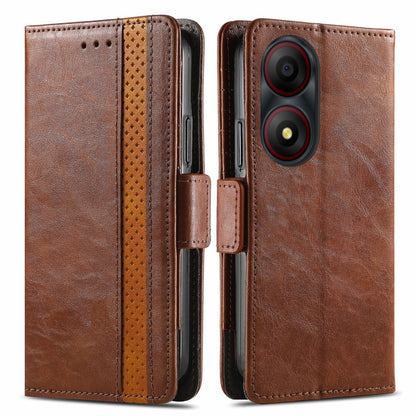 CaseNeo Splicing Dual Magnetic Buckle Leather Phone Case, For ZTE Blade A35e 4G, For ZTE Nubia S 5G, For ZTE Blade A75 4G, For ZTE Blade A34
