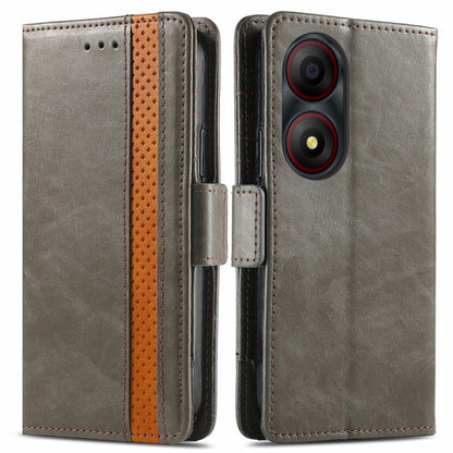 CaseNeo Splicing Dual Magnetic Buckle Leather Phone Case