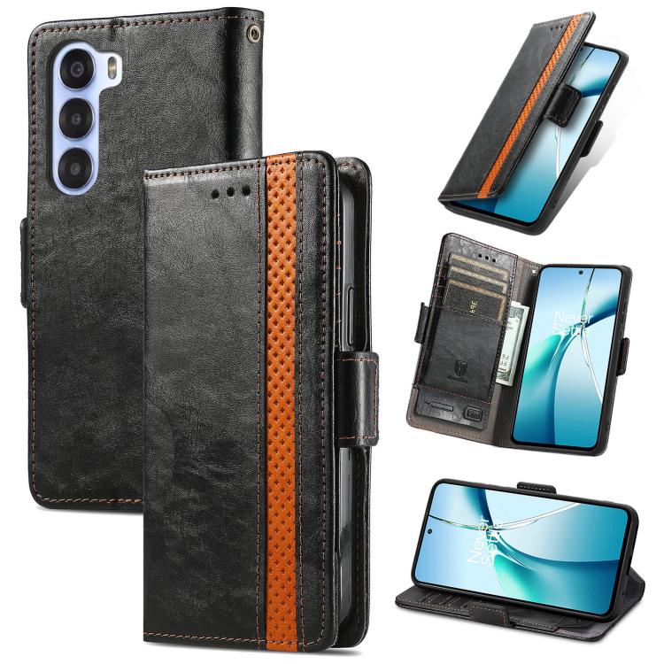 CaseNeo Splicing Dual Magnetic Buckle Leather Phone Case, For ZTE Blade A35e 4G, For ZTE Nubia S 5G, For ZTE Blade A75 4G, For ZTE Blade A34