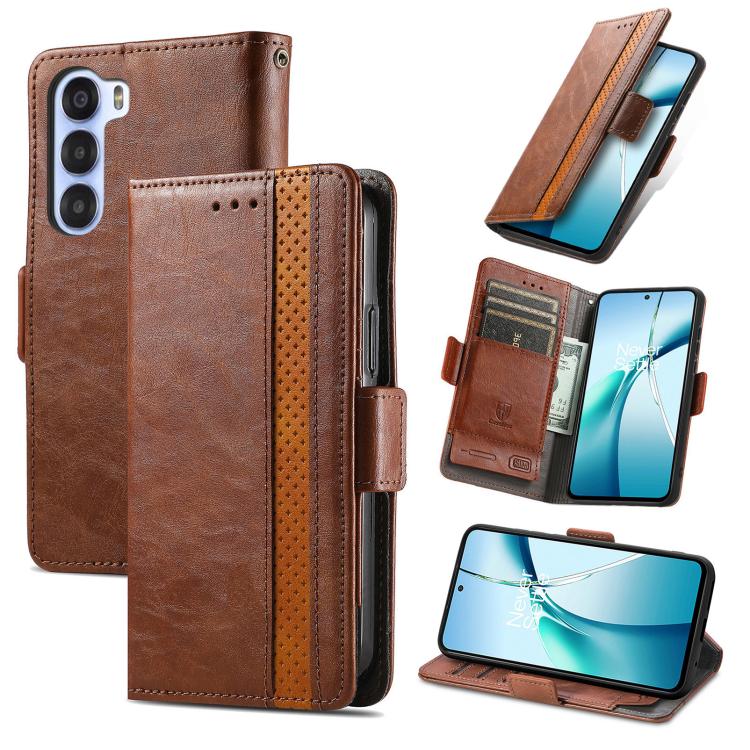 CaseNeo Splicing Dual Magnetic Buckle Leather Phone Case, For ZTE Blade A35e 4G, For ZTE Nubia S 5G, For ZTE Blade A75 4G, For ZTE Blade A34