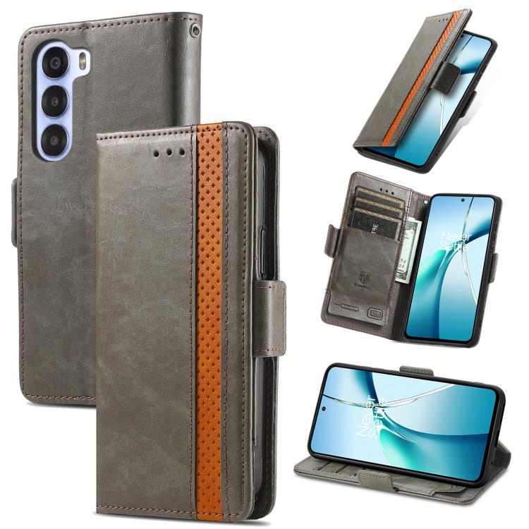 CaseNeo Splicing Dual Magnetic Buckle Leather Phone Case, For ZTE Blade A35e 4G, For ZTE Nubia S 5G, For ZTE Blade A75 4G, For ZTE Blade A34