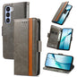 CaseNeo Splicing Dual Magnetic Buckle Leather Phone Case, For ZTE Blade A35e 4G, For ZTE Nubia S 5G, For ZTE Blade A75 4G, For ZTE Blade A34