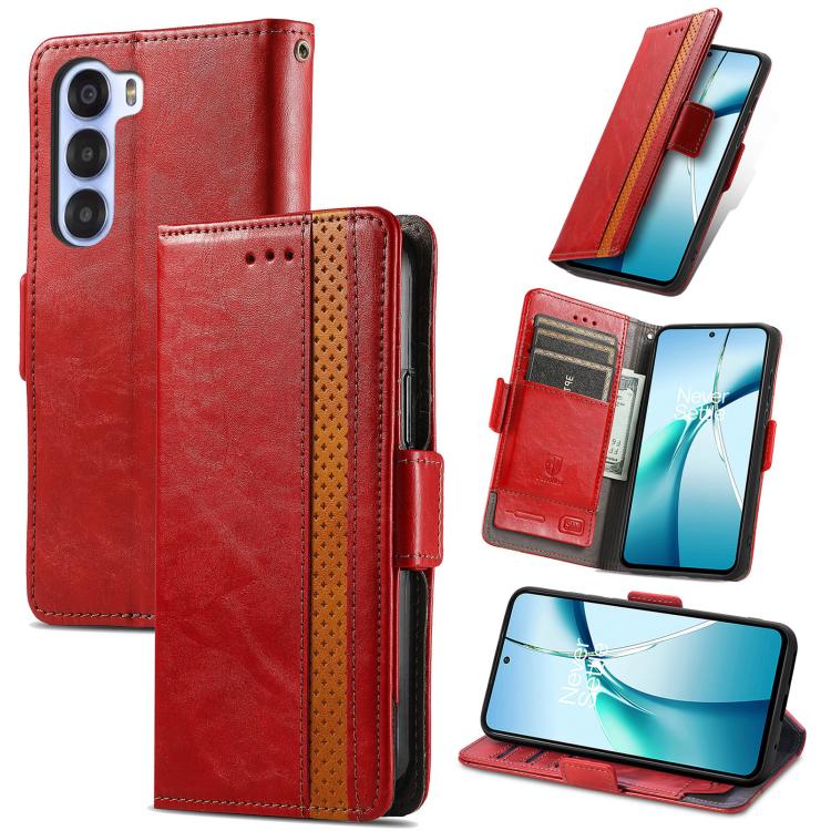 CaseNeo Splicing Dual Magnetic Buckle Leather Phone Case, For ZTE Blade A35e 4G, For ZTE Nubia S 5G, For ZTE Blade A75 4G, For ZTE Blade A34