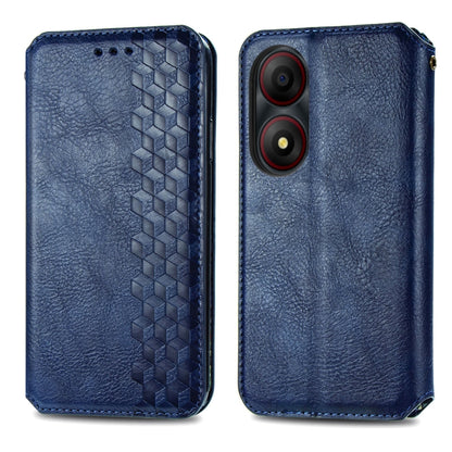 Cubic Grid Pressed Magnetic Leather Phone Case, For ZTE Blade A35e 4G, For ZTE Nubia S 5G, For ZTE Blade A75 4G, For ZTE Blade A34