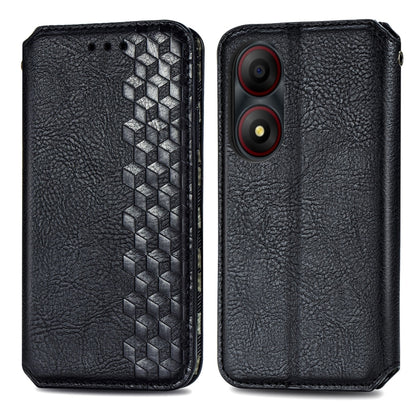Cubic Grid Pressed Magnetic Leather Phone Case, For ZTE Blade A35e 4G, For ZTE Nubia S 5G, For ZTE Blade A75 4G, For ZTE Blade A34