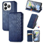 Cubic Grid Pressed Magnetic Leather Phone Case, For ZTE Blade A35e 4G, For ZTE Nubia S 5G, For ZTE Blade A75 4G, For ZTE Blade A34