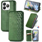 Cubic Grid Pressed Magnetic Leather Phone Case, For ZTE Blade A35e 4G, For ZTE Nubia S 5G, For ZTE Blade A75 4G, For ZTE Blade A34