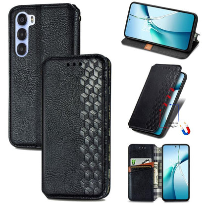 Cubic Grid Pressed Magnetic Leather Phone Case, For ZTE Blade A35e 4G, For ZTE Nubia S 5G, For ZTE Blade A75 4G, For ZTE Blade A34