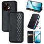Cubic Grid Pressed Magnetic Leather Phone Case, For ZTE Blade A35e 4G, For ZTE Nubia S 5G, For ZTE Blade A75 4G, For ZTE Blade A34
