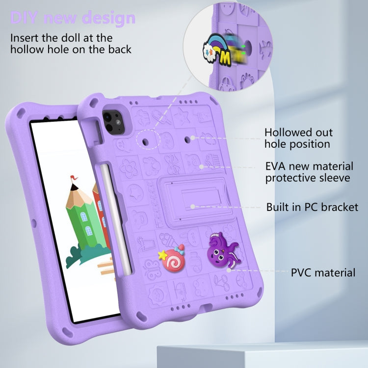 Hi Baby EVA Full Body Tablet Case with Strap, For iPad Air 11 2026 / 2025 / 2024, For iPad Pro 11 2025 / 2024, For iPad mini 6 / mini 2024, For iPad 10.2 2019 / 2020 / 2021
