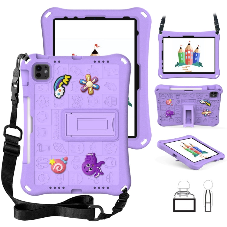 Hi Baby EVA Full Body Tablet Case with Strap, For iPad Air 11 2026 / 2025 / 2024, For iPad Pro 11 2025 / 2024, For iPad mini 6 / mini 2024, For iPad 10.2 2019 / 2020 / 2021